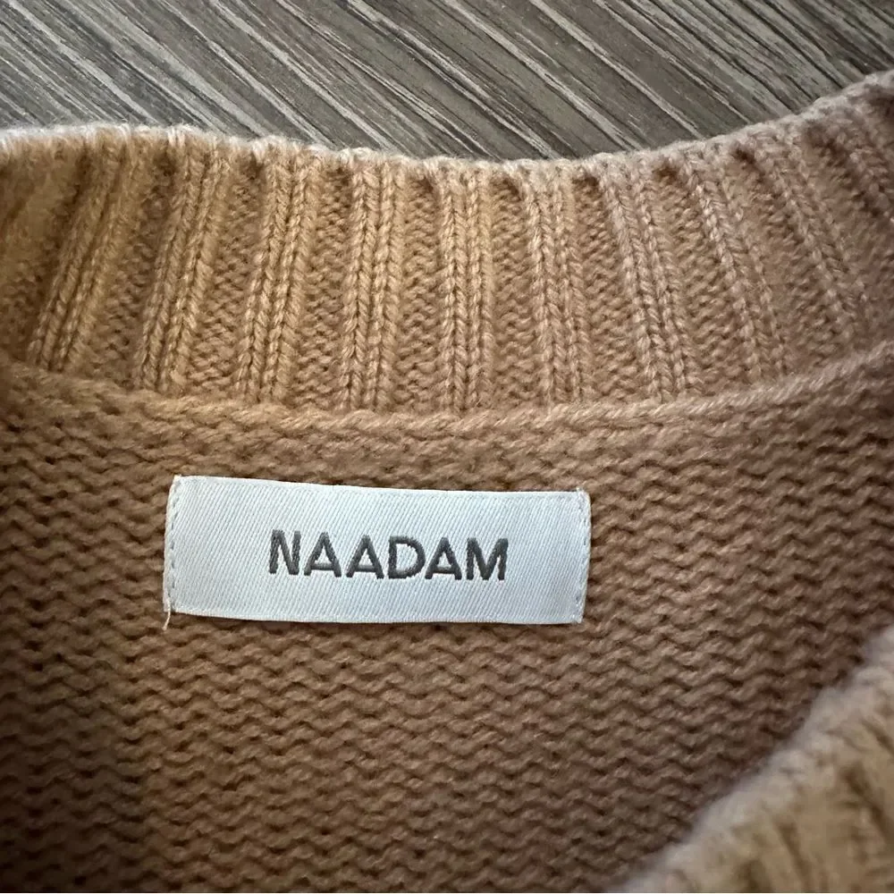 Naadam structured shoulder sweater